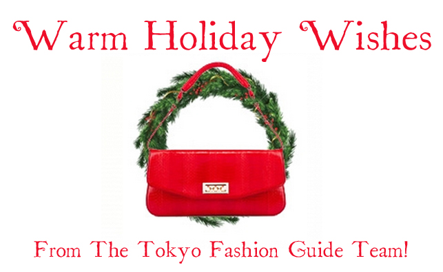 holiday wishes from tokyo fashion guide