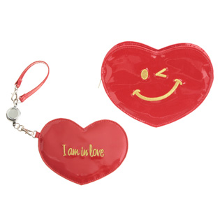 Keep all of your essentials in this little heart pouch.