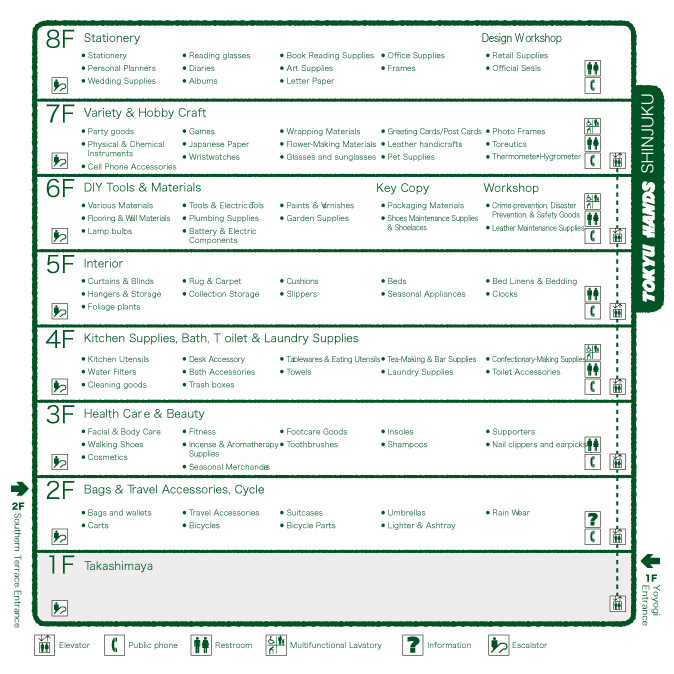 Tokyu-Hands-floor-plan